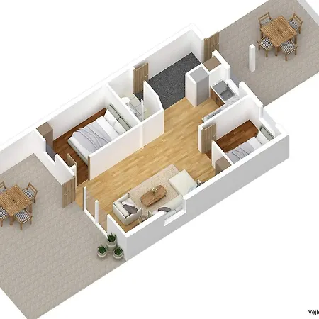 Holiday home 3 Person In L S Laeso